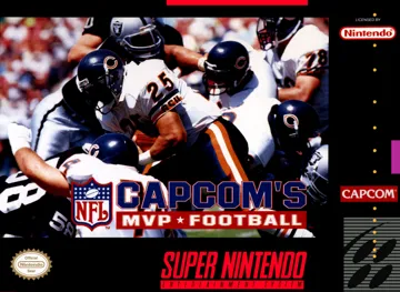 Capcom's MVP Football (USA) box cover front